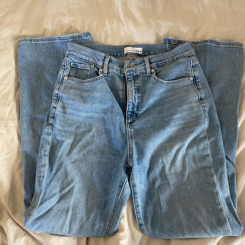 Loft flare slim jeans